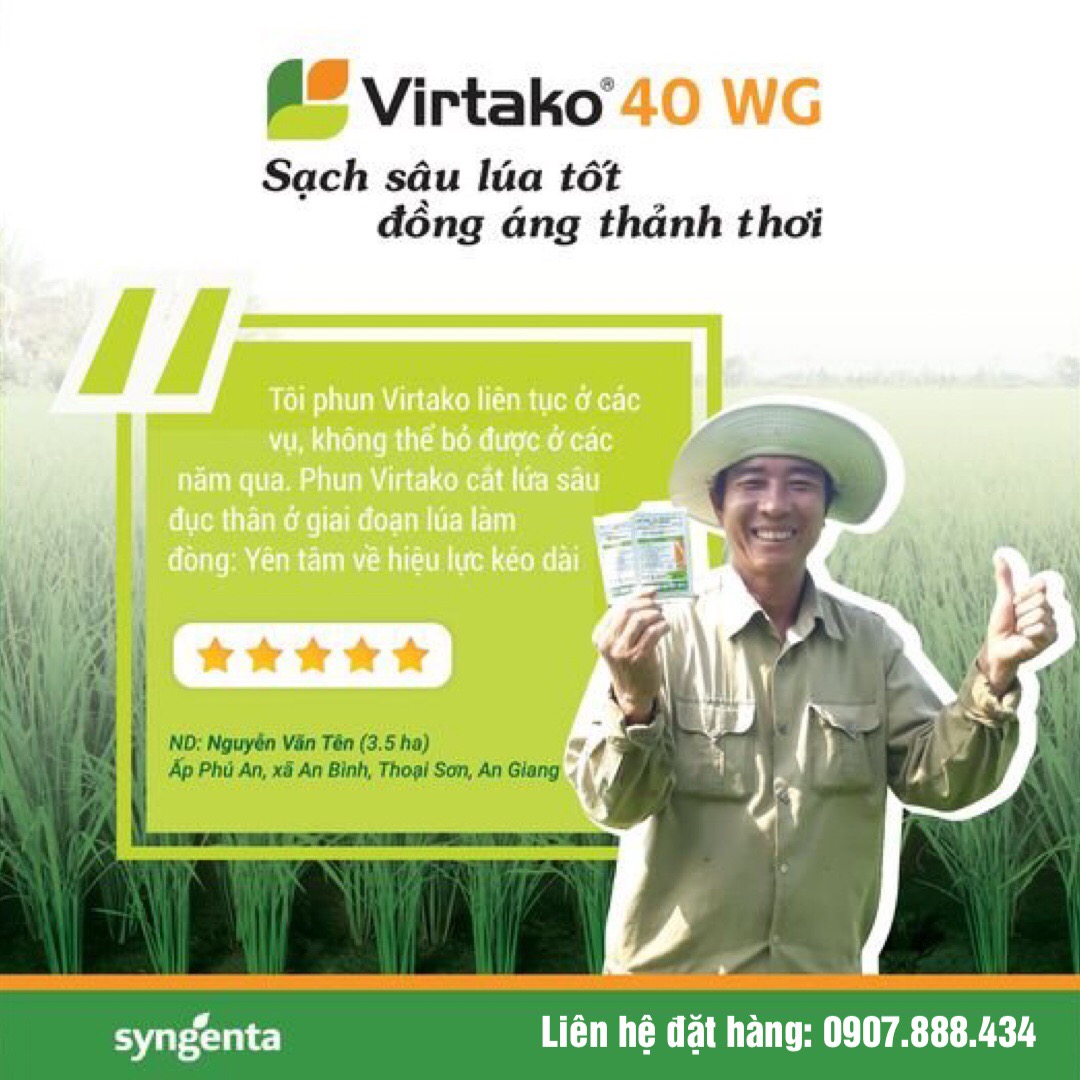 Thuốc trừ sâu Virtako 40WG - Gói 4,5g